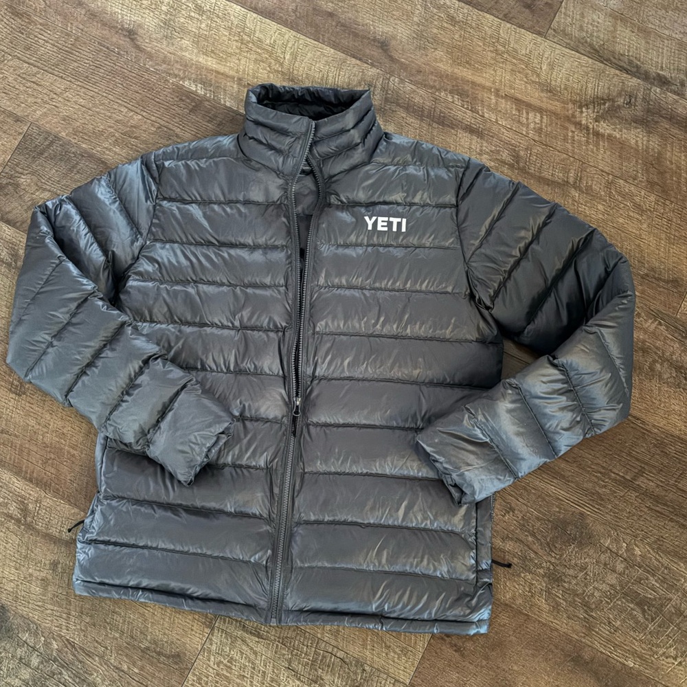 Limited Edition Yeti Men's Charcoal Puffer Jacket